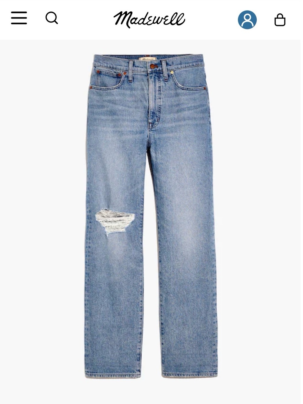Madewell perfect vintage Jean